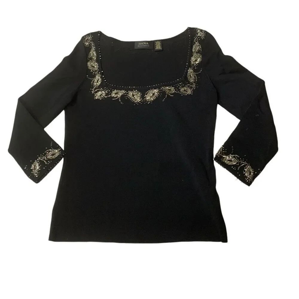 Vintage Beaded Blouse